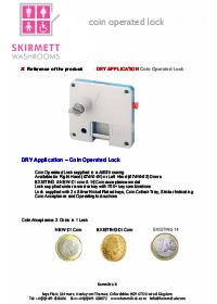 Skirmett Coin Operated Lock - Dry Area